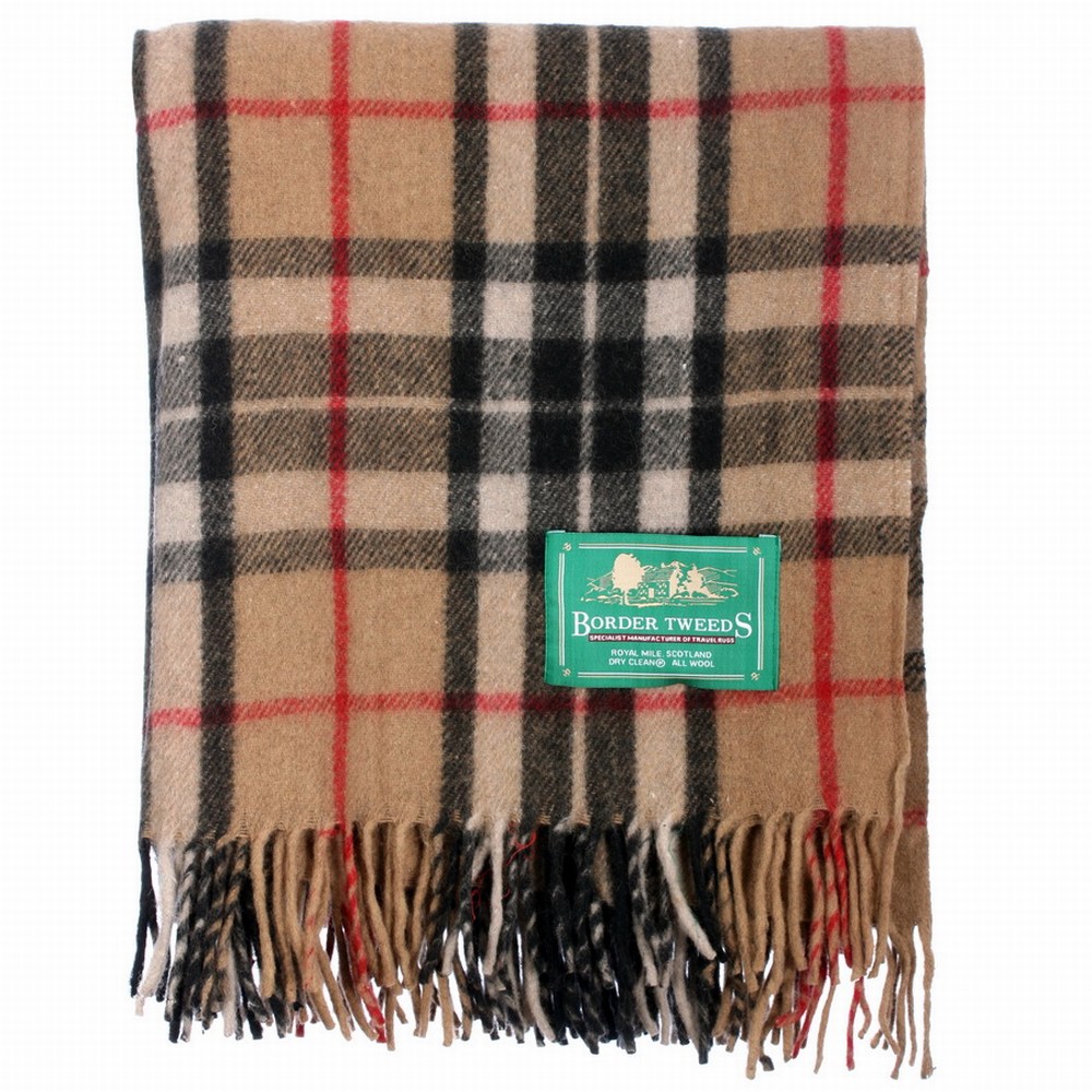 New BNWT Scottish Throw Large Wool Tartan Rug Range of Tartans
